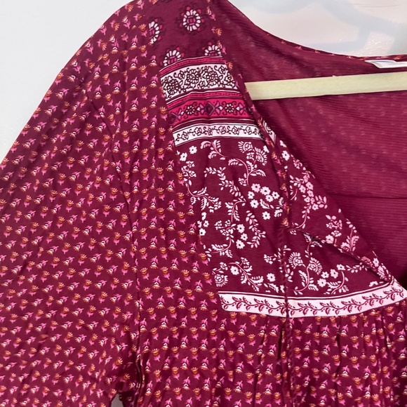 Old Navy Boho Long Sleeve Dress XL Tall - Picture 3 of 10